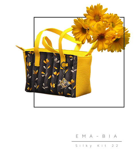 Silky22-giallo-nero-fiori