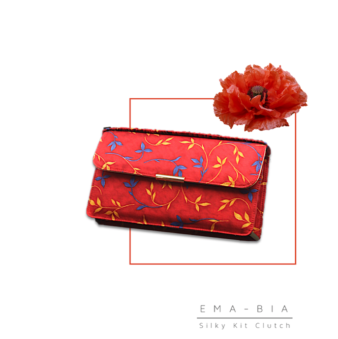 SilkyClutch-rosso-fiori