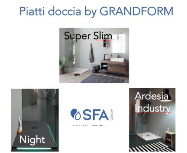 grandform piatti doccia